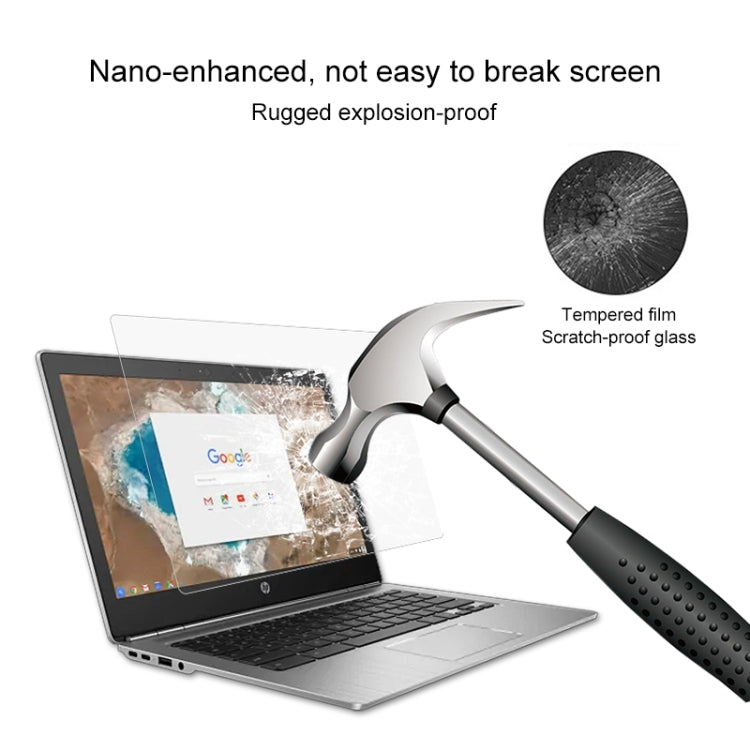 Película protectora de vidrio templado HD para pantalla de portátil para HP Chromebook 13 G1 (ENERGY STAR) de 13,3 pulgadas, For HP Chromebook 13 G1 (ENERGY STAR) 13.3 inch