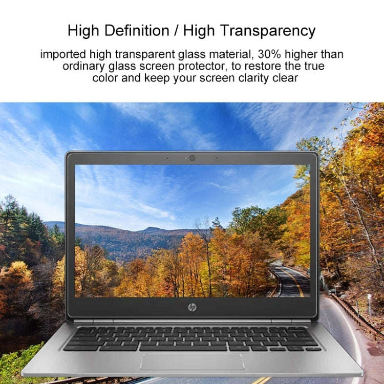 Película protectora de vidrio templado HD para pantalla de portátil para HP Chromebook 13 G1 (ENERGY STAR) de 13,3 pulgadas, For HP Chromebook 13 G1 (ENERGY STAR) 13.3 inch
