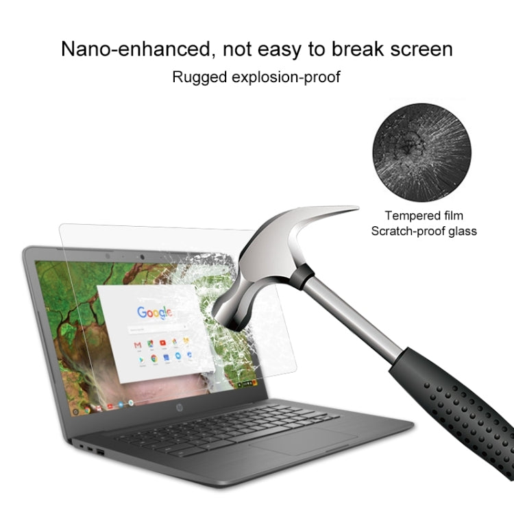 Película protectora de vidrio templado HD para pantalla de portátil HP Chromebook 14 G5 de 14 pulgadas, For HP Chromebook 14 G5 14 inch