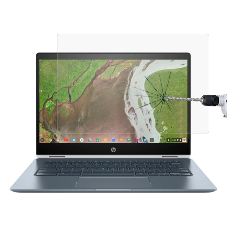Película protectora de vidrio templado HD para pantalla de computadora portátil para HP Chromebook x360 - 14-da0021nr 14 pulgadas, For HP Chromebook x360 - 14-da0021nr 14 inch