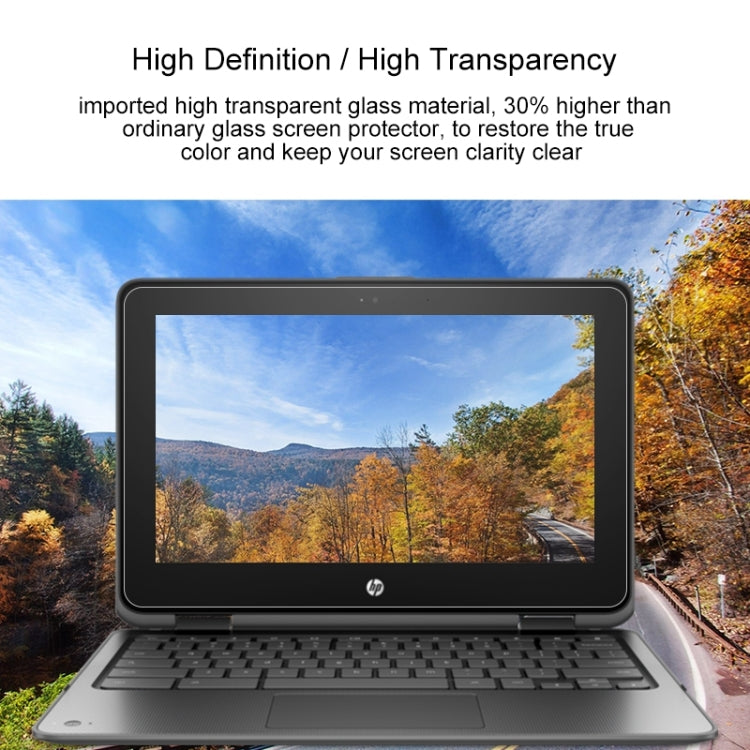 Película protectora de vidrio templado HD para pantalla de portátil, para HP Chromebook x360 11 G1 EE de 11,6 pulgadas, For HP Chromebook x360 11 G1 EE 11.6 inch