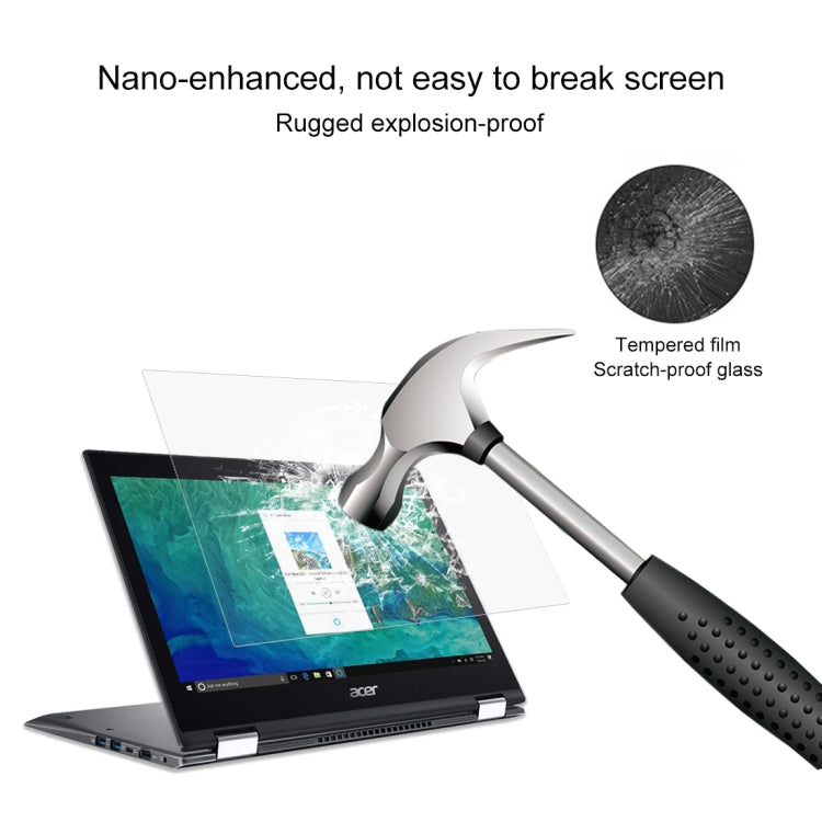 Película protectora de vidrio templado HD para pantalla de computadora portátil para computadora portátil Acer Spin 5 - SP513-52N-552K 13.3 pulgadas, For Acer Spin 5 Laptop - SP513-52N-552K 13.3 inch