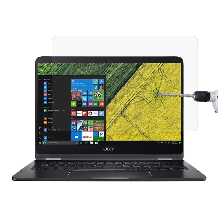 Película protectora de vidrio templado HD para pantalla de computadora portátil para computadora portátil Acer Spin 7 - SP714-51-M5CD de 14 pulgadas, For Acer Spin 7 Laptop - SP714-51-M5CD 14 inch