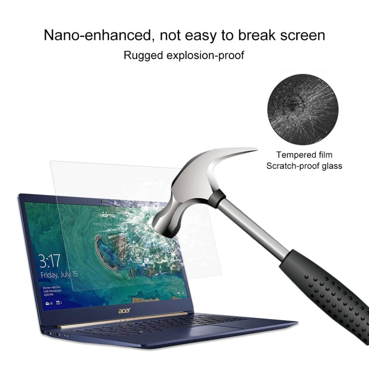 Película protectora de vidrio templado HD para pantalla de computadora portátil para computadora portátil Acer Swift 5 - SF514-52T-82WQ de 14 pulgadas, For Acer Swift 5 Laptop - SF514-52T-82WQ 14 inch