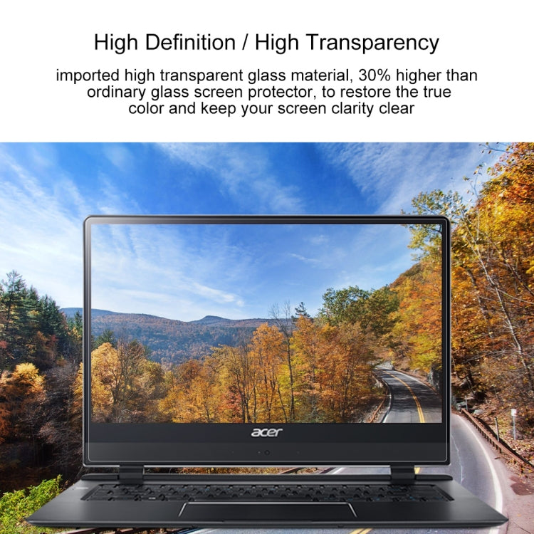 Película protectora de vidrio templado HD para pantalla de computadora portátil para computadora portátil Acer Swift 7 - SF714-51T-M9H0 14 pulgadas, For Acer Swift 7 Laptop - SF714-51T-M9H0 14 inch