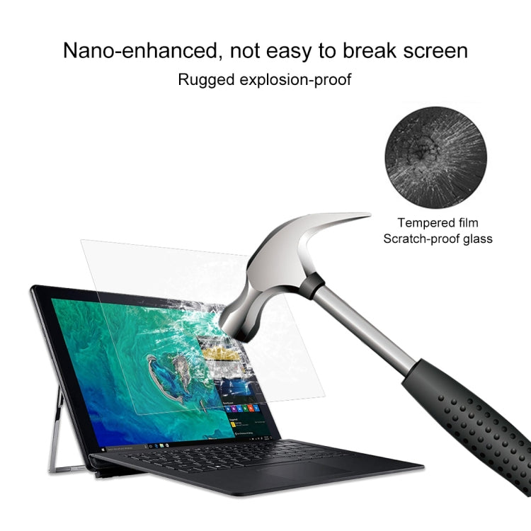 Película protectora de vidrio templado HD para pantalla de computadora portátil para Acer Switch 7 Laptop Black Edition - SW713-51GNP-879G 13.3 pulgadas, For Acer Switch 7 Laptop Black Edition - SW713-51GNP-879G 13.3 inch