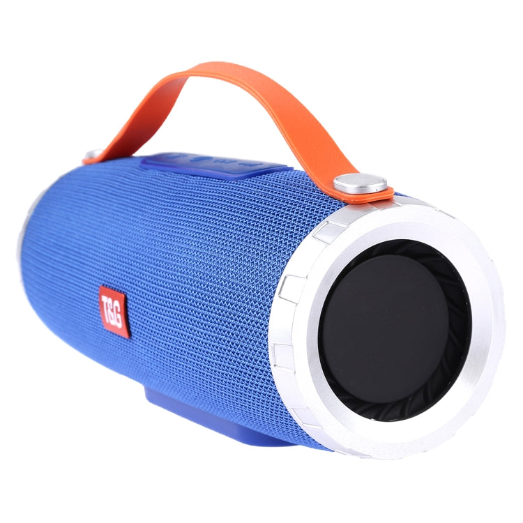 T&G TG109 Altavoz estéreo inalámbrico portátil Bluetooth V4.2 con asa, micrófono incorporado, compatible con llamadas manos libres, tarjeta TF, entrada auxiliar y FM, TG109