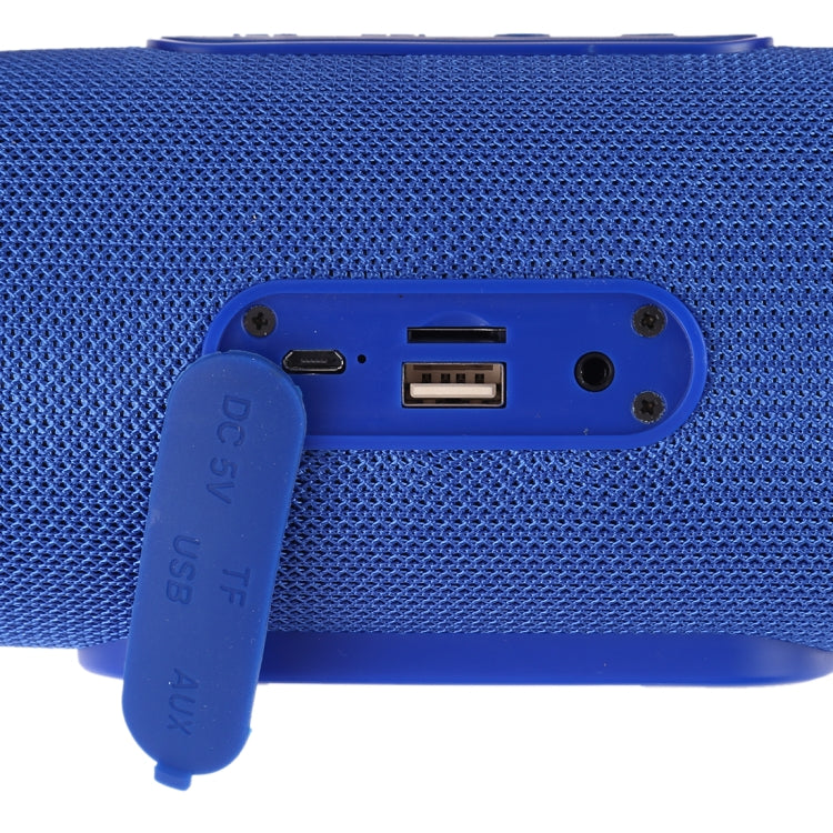 T&G TG109 Altavoz estéreo inalámbrico portátil Bluetooth V4.2 con asa, micrófono incorporado, compatible con llamadas manos libres, tarjeta TF, entrada auxiliar y FM, TG109