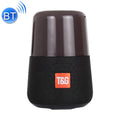 T&G TG168 Altavoz estéreo inalámbrico portátil Bluetooth V5.0 con asa, micrófono incorporado, soporte de luz LED intermitente, tarjeta TF, disco U, entrada auxiliar y FM, TG168