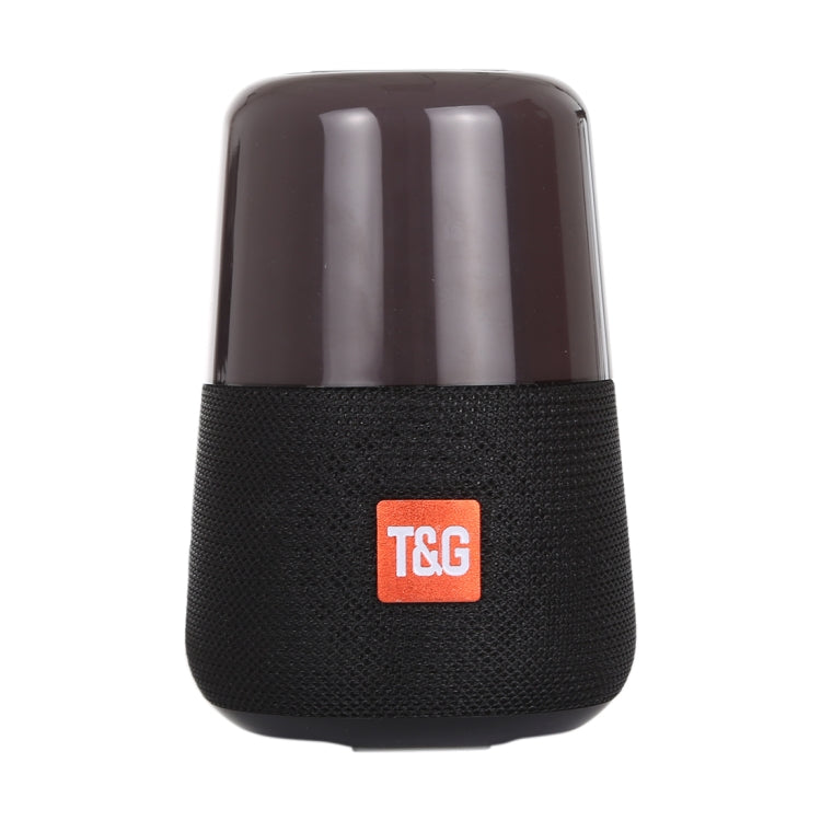 T&G TG168 Altavoz estéreo inalámbrico portátil Bluetooth V5.0 con asa, micrófono incorporado, soporte de luz LED intermitente, tarjeta TF, disco U, entrada auxiliar y FM, TG168