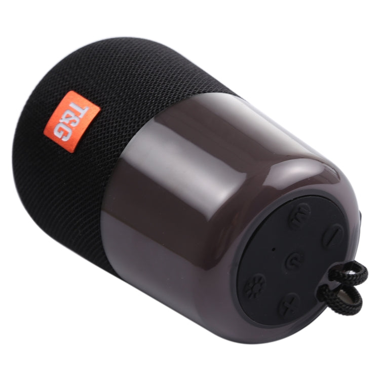T&G TG168 Altavoz estéreo inalámbrico portátil Bluetooth V5.0 con asa, micrófono incorporado, soporte de luz LED intermitente, tarjeta TF, disco U, entrada auxiliar y FM, TG168
