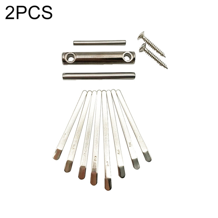 Kit de accesorios para selección de Kalimba, teclas de Piano de pulgar de 8 tonos, 2 uds., 2 PCS 8 Tone