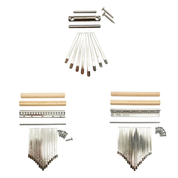 Kit de accesorios para selección de Kalimba, teclas de Piano de pulgar de 8 tonos, 2 uds., 2 PCS 8 Tone
