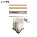 Kit de accesorios para púas Kalimba, 2 uds., 17 tonos, teclas de Piano de pulgar, 2 PCS 17 Tone