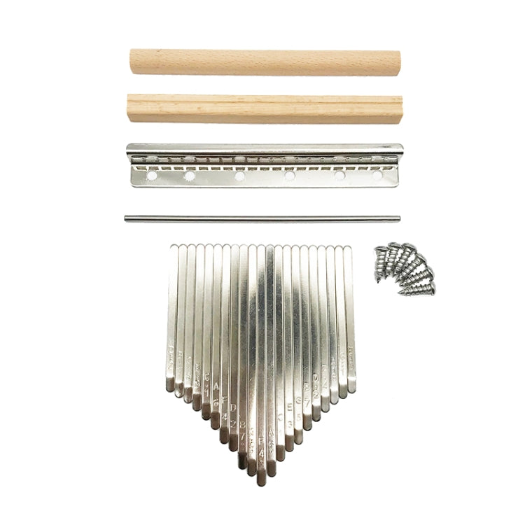 Kit de accesorios de púa Kalimba con teclas de piano de pulgar de 21 tonos, 21 Tone
