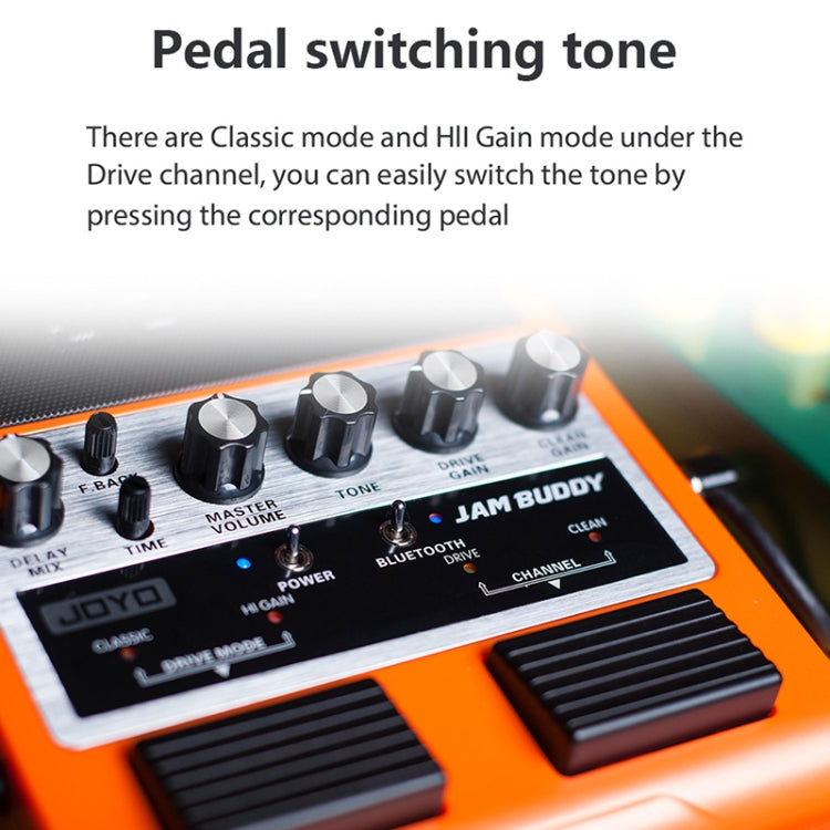 JOYO JAM BUDDY Bluetooth 4.0 de doble canal con efector de carga guitarra pequeño altavoz
