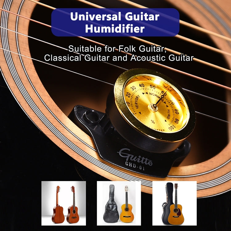 Humidificador universal con orificio de sonido para ukelele de guitarra JOYO GHD-01, GHD-01
