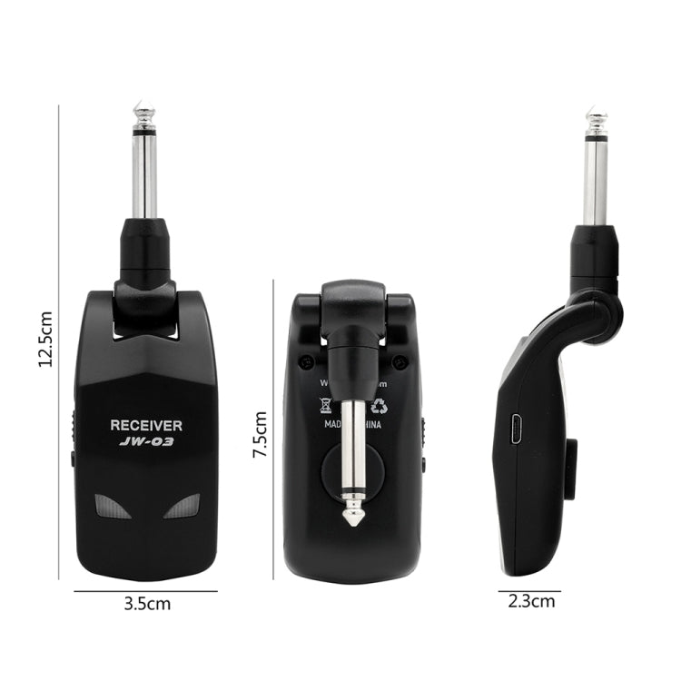 JOYO JW-03 2.4G Transmisor de guitarra eléctrica digital Receptor de transmisión inalámbrica, JW-03