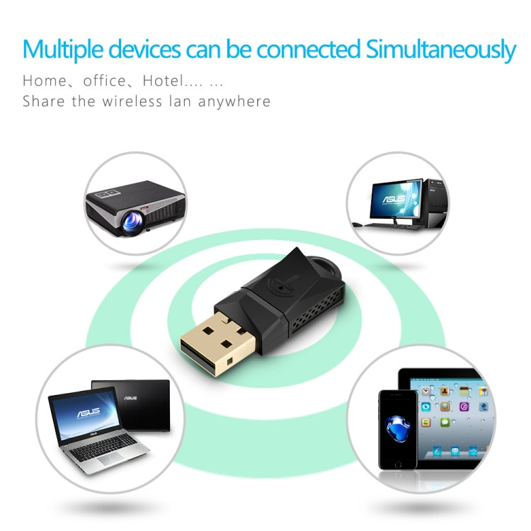 Rocketek RT-WL3 300 Mbps 802.11 n/a/g Adaptador WiFi USB Inalámbrico
