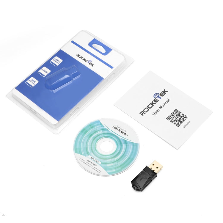 Rocketek RT-WL3 300 Mbps 802.11 n/a/g Adaptador WiFi USB Inalámbrico