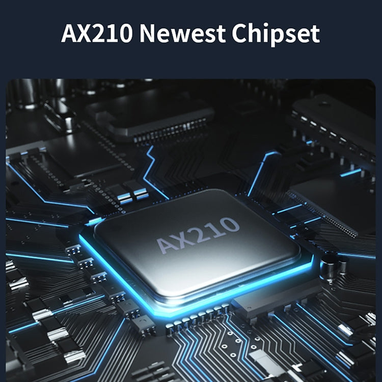COMFAST CF-AX210 PLUS 5374Mbps Tribanda + Bluetooth 5.2 Tarjeta de red inalámbrica WiFi6E PCI-E, CF-AX210 PLUS