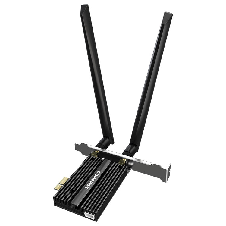 COMFAST CF-AX210 PRO 5374Mbps Tribanda + Bluetooth 5.2 Tarjeta de red inalámbrica WiFi6E PCI-E con disipador de calor, CF-AX210 PRO