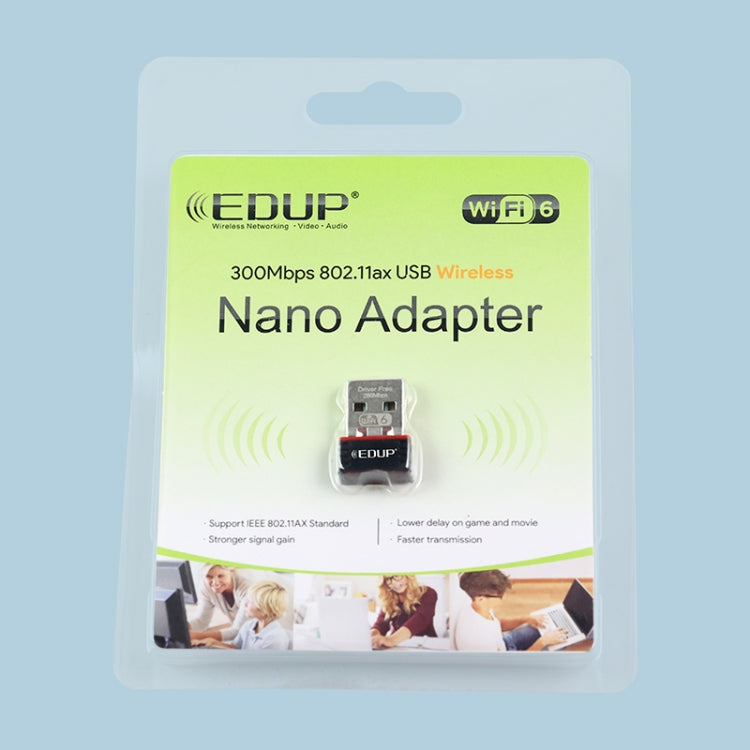 EP-A300 300 Mbps WiFi 6 USB Free Driver Adaptador de red, EP-AX300