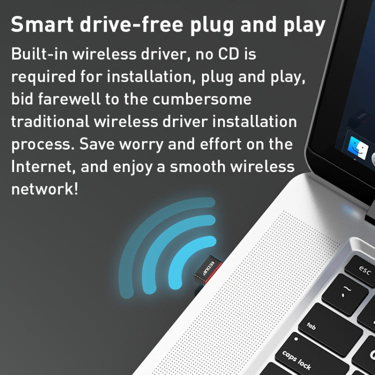 EP-A300 300 Mbps WiFi 6 USB Free Driver Adaptador de red, EP-AX300
