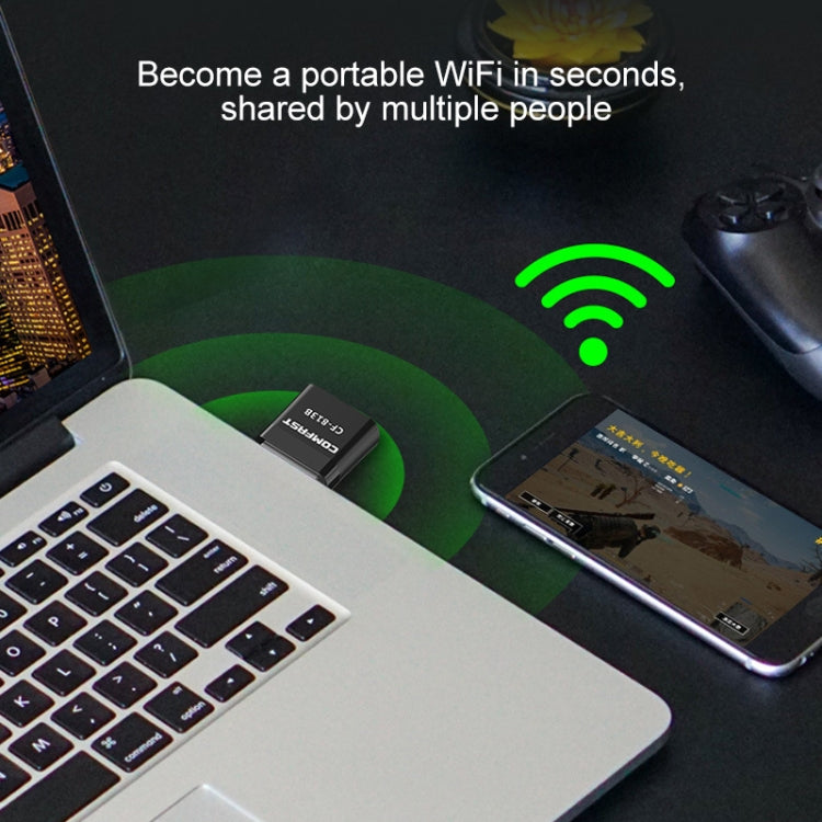 COMFAST CF-813B 650Mbps Adaptador de red USB Wifi Bluetooth de doble banda, CF-813B