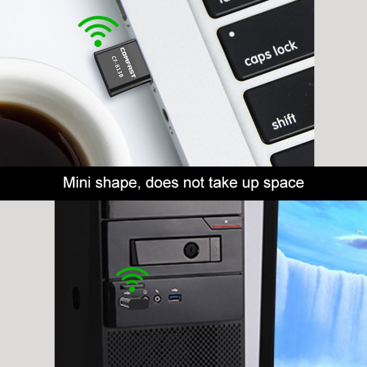 COMFAST CF-813B 650Mbps Adaptador de red USB Wifi Bluetooth de doble banda, CF-813B
