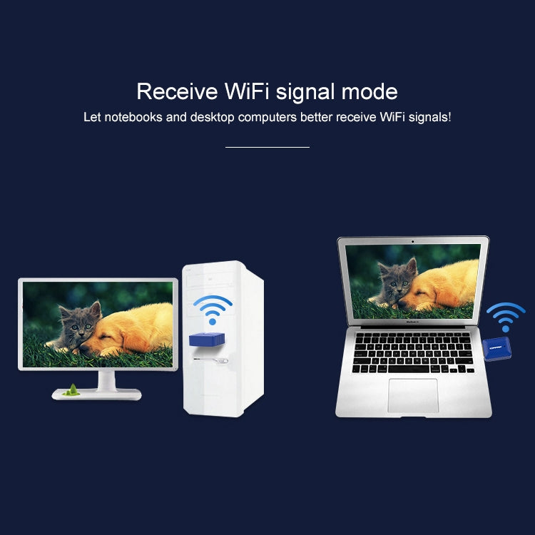 COMFAST CF-726B 650Mbps Receptor adaptador de red USB Wifi Bluetooth de doble banda, CF-726B