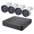 Kit NVR de cámara IP tipo bala A4B2 de 4 canales, compatible con visión nocturna/detección de movimiento, distancia IR: 20 m, A4B2/Kit 720P, A4B2/Kit 1080P, A4B2/Kit 960P