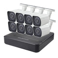 Kit NVR de cámara IP tipo bala A8B6 de 8 canales, compatible con visión nocturna/detección de movimiento, distancia IR: 15 m, A8B6/Kit 720P 1.0MP, A8B6/Kit 960P 1.3MP, A8B6/Kit 1080P 2.0MP