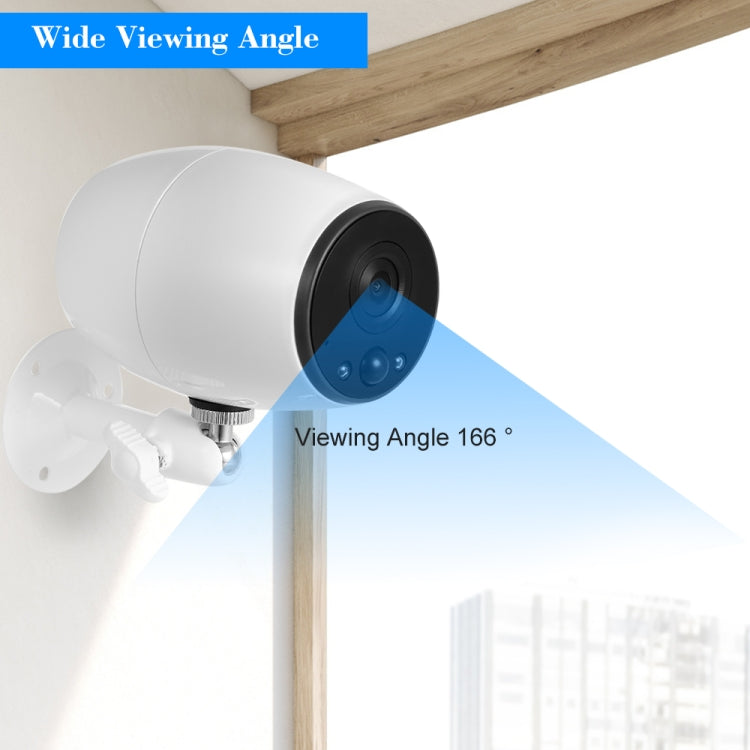 VESAFE VS-DC01 Cámara IP inalámbrica Wifi de audio bidireccional HD 720P de seguridad, compatible con visión nocturna, detección PIR y tarjeta TF, IP54 a prueba de agua, VS-DC01