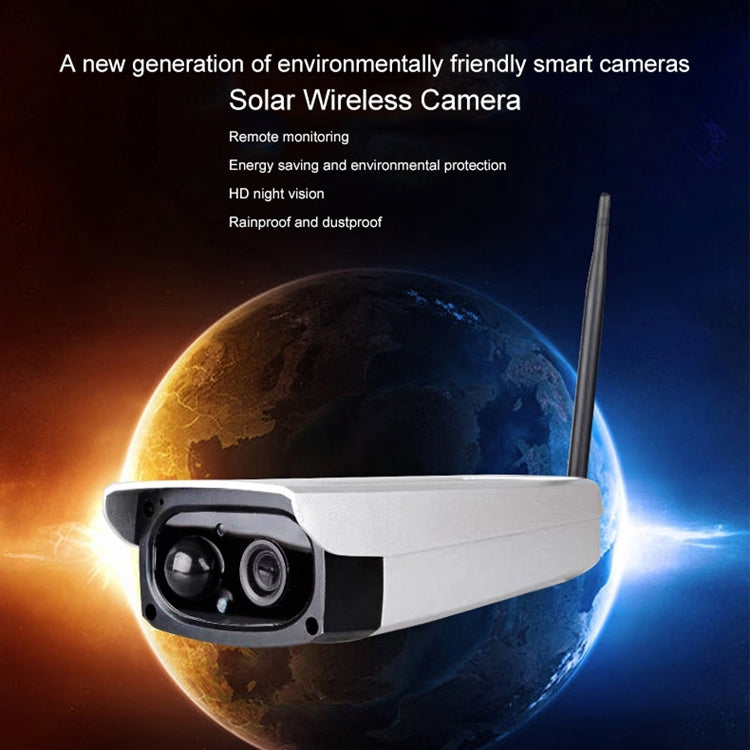 VESAFE VS-Y3 Cámara IP de seguridad con energía solar HD 1080P para exteriores, compatible con detección de movimiento y activación PIR, resistente al agua IP66, VS-Y3