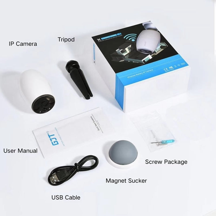 Cámara IP Anpwoo Cannon 1.3MP 960P 1/3 pulgadas CMOS HD WiFi con soporte para trípode, compatible con detección de movimiento/visión nocturna, Cannon