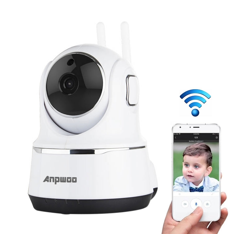 Cámara IP Anpwoo Guardian 2.0MP 1080P 1/3 pulgadas CMOS HD WiFi, compatible con detección de movimiento / visión nocturna, Guardian Black, Guardian White