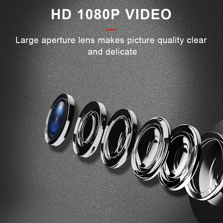 Cámara deportiva inalámbrica MD25 1080P, cámara HD inteligente portátil, compatible con visión nocturna infrarroja/detección de movimiento/tarjeta TF, MD25