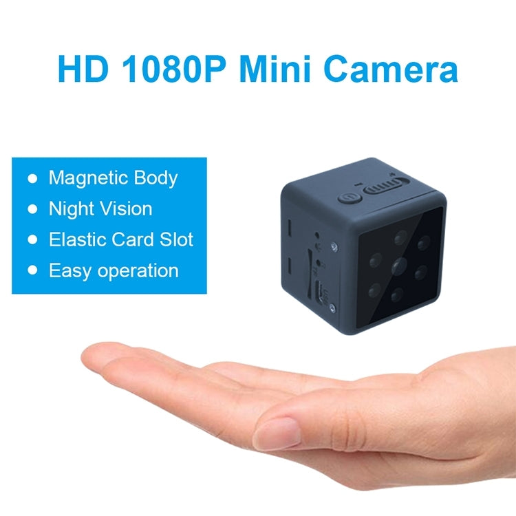 Cámara deportiva inalámbrica MD25 1080P, cámara HD inteligente portátil, compatible con visión nocturna infrarroja/detección de movimiento/tarjeta TF, MD25