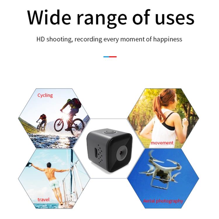 SQ28 1080P Mini cámara inteligente HD impermeable, compatible con visión nocturna, SQ28