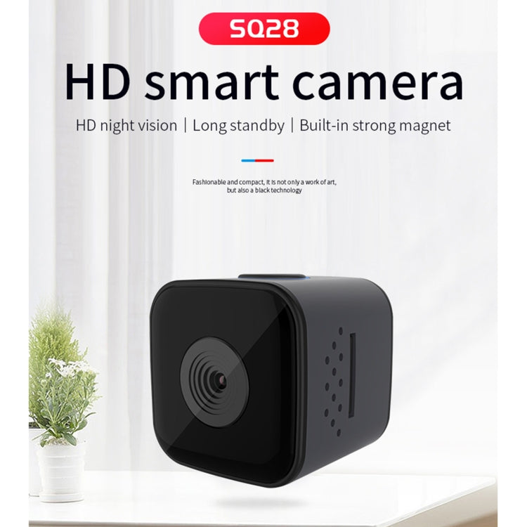 SQ28 1080P Mini cámara inteligente HD impermeable, compatible con visión nocturna, SQ28
