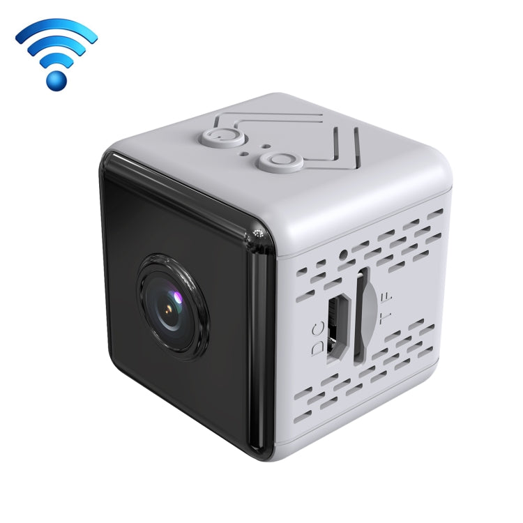 Mini cámara de vigilancia doméstica inalámbrica X6D HD 1080P, compatible con visión nocturna infrarroja, detección de movimiento y tarjeta TF, 1080P