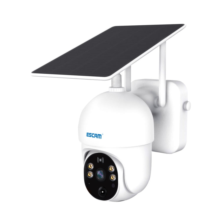 ESCAM QF255 Cámara solar WiFi de 2,0 millones de píxeles 1080P HD, compatible con voz bidireccional, detección de movimiento PIR, visión nocturna y tarjeta TF, QF255