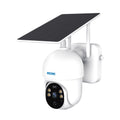 ESCAM QF255 Cámara solar WiFi de 2,0 millones de píxeles 1080P HD, compatible con voz bidireccional, detección de movimiento PIR, visión nocturna y tarjeta TF, QF255