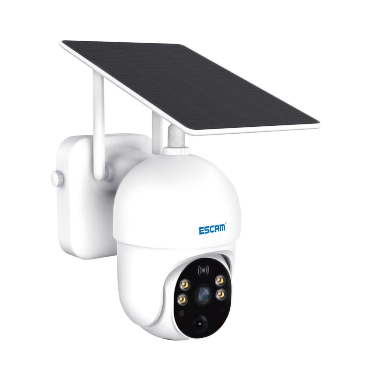 ESCAM QF255 Cámara solar WiFi de 2,0 millones de píxeles 1080P HD, compatible con voz bidireccional, detección de movimiento PIR, visión nocturna y tarjeta TF, QF255