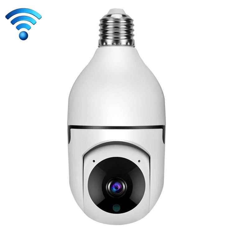 DP17 2,0 millones de píxeles Fuente de luz única Cámara inteligente de doble banda WiFi 1080P HD con bombilla de red para exteriores, compatible con visión nocturna por infrarrojos, audio bidireccional, detección de movimiento y tarjeta TF             ...