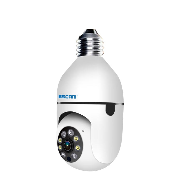 Cámara WiFi con bombilla ESCAM PT208 1080P HD, compatible con detección de movimiento, audio bidireccional, visión nocturna, tarjeta TF, ESCAM PT208