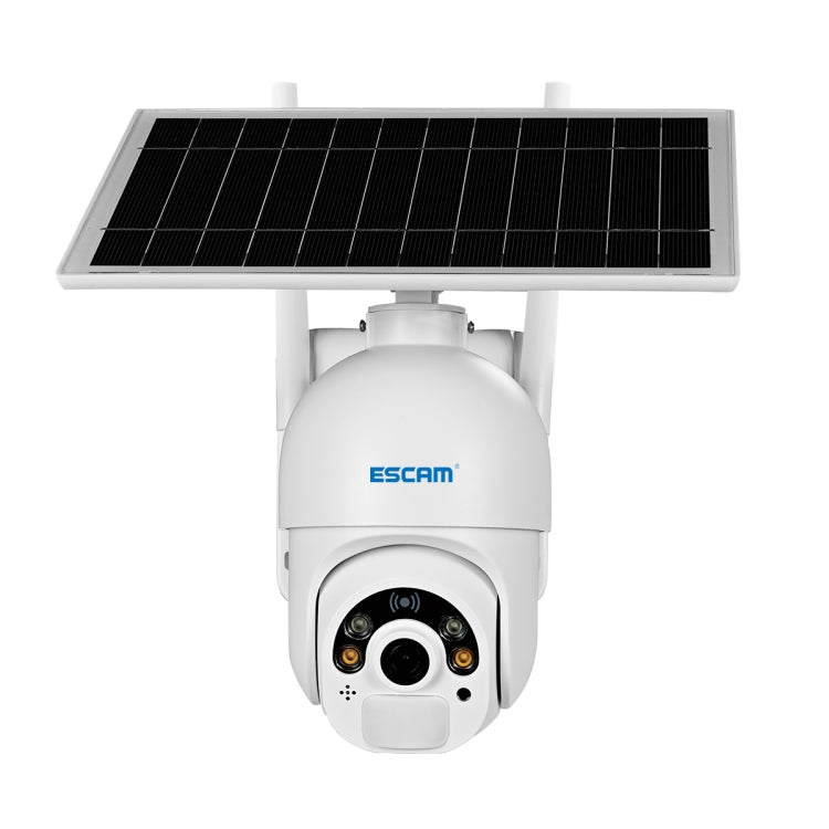 ESCAM QF250 HD 1080P WiFi Cámara IP con Panel Solar, Admite Detección de Movimiento/Visión Nocturna/Tarjeta TF/Audio Bidireccional, QF250