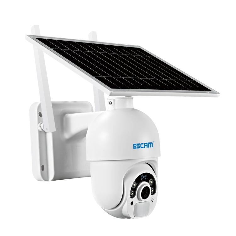 ESCAM QF250 HD 1080P WiFi Cámara IP con Panel Solar, Admite Detección de Movimiento/Visión Nocturna/Tarjeta TF/Audio Bidireccional, QF250