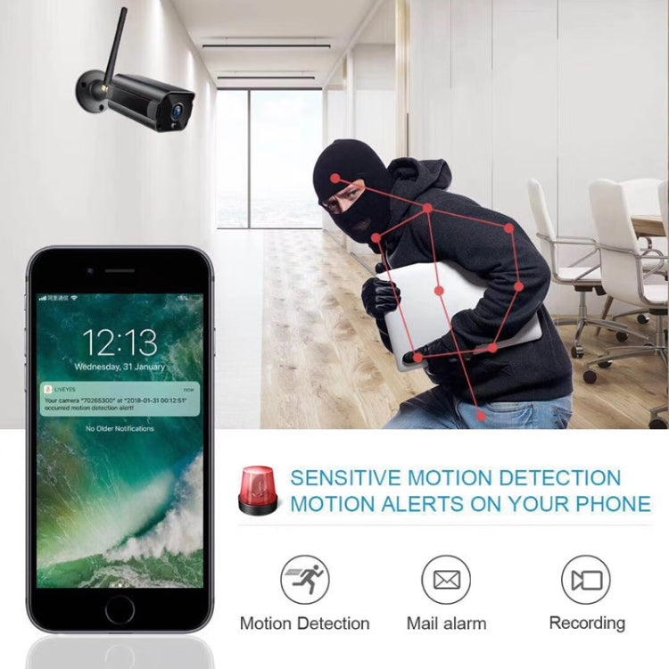 Cámara IP Anpwoo Paladin 720P HD WiFi, compatible con detección de movimiento, visión nocturna por infrarrojos y tarjeta TF (máx. 64 GB), Paladin